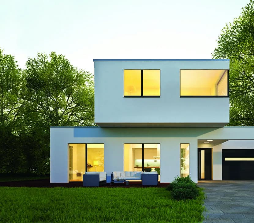 Energieeffizientes Fenster in einem Wohnzimmer