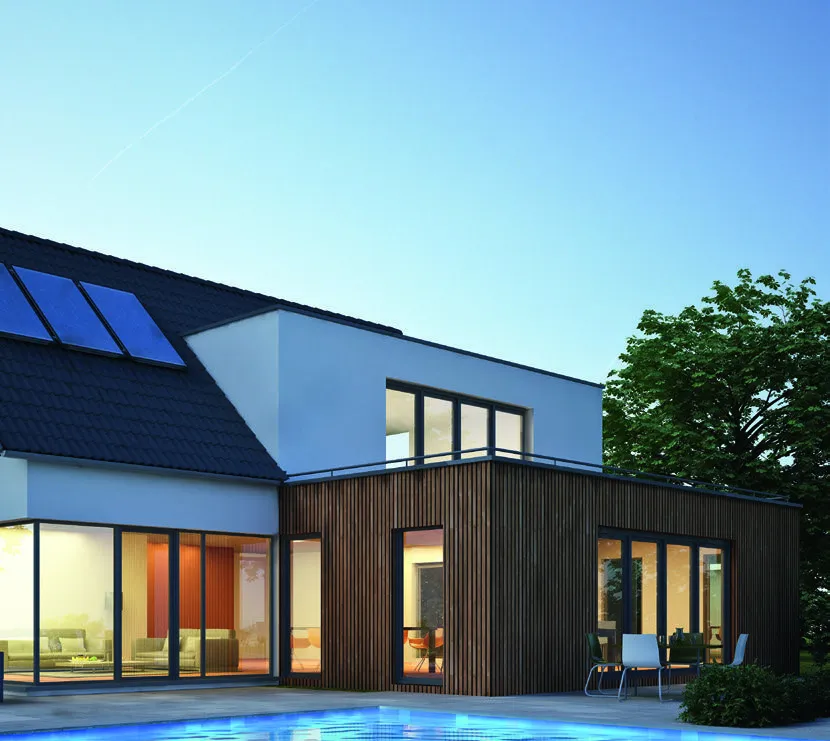 Detailaufnahme eines sicheren Fensterbeschlags