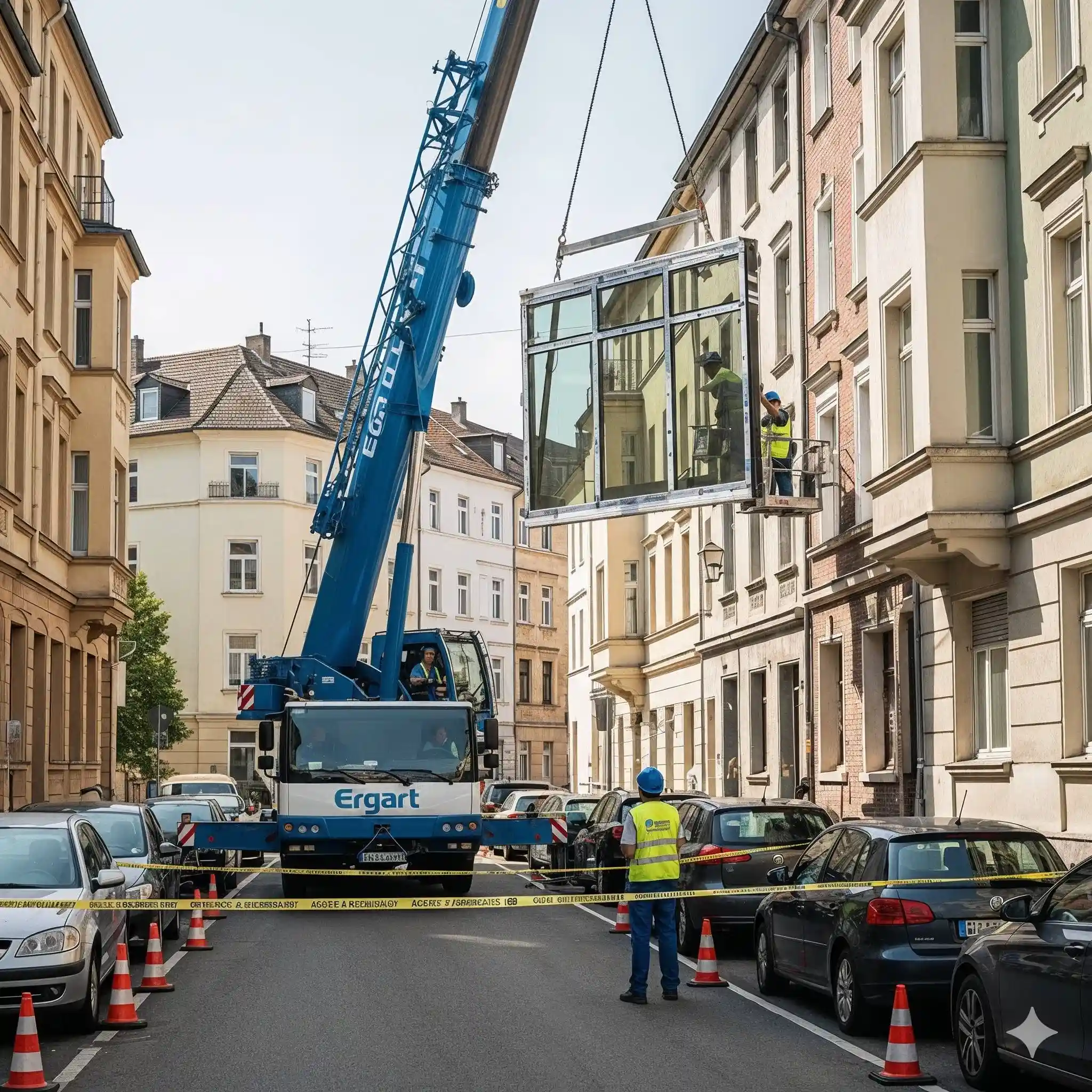Einsatz mit strukturierter Logistik und präziser Planung